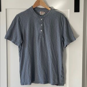 Men's Gray Faherty Short Sleeve, Size M
